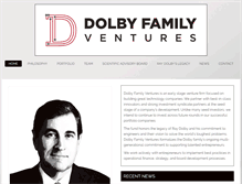 Tablet Screenshot of dolbyventures.com